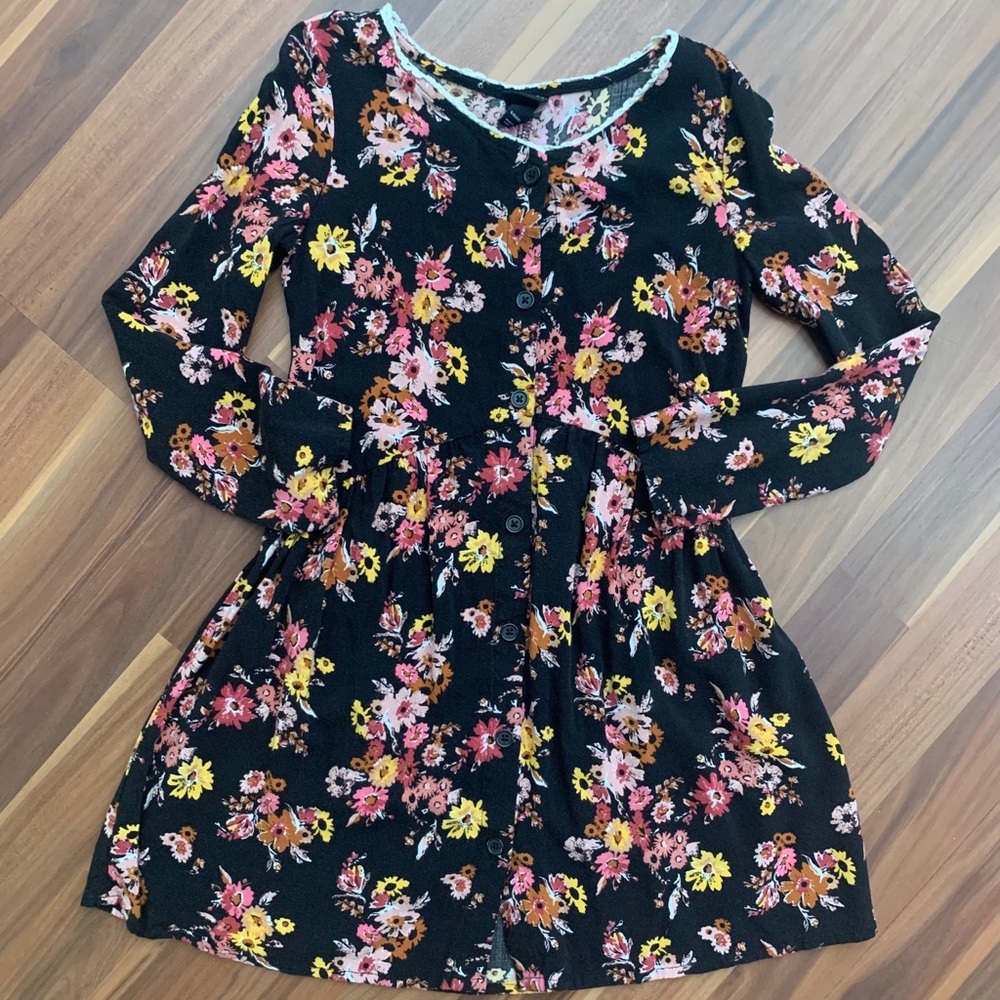 Girls Art Class Floral Dress